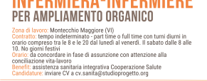 Studio Progetto Cooperativa Sociale seleziona infermiera – infermiere